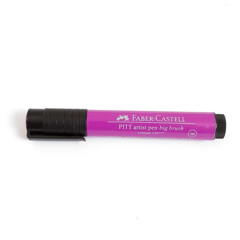 Faber Castell, Pitt, Artist, Big, Brush Pen, Crimson